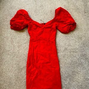 Red dress